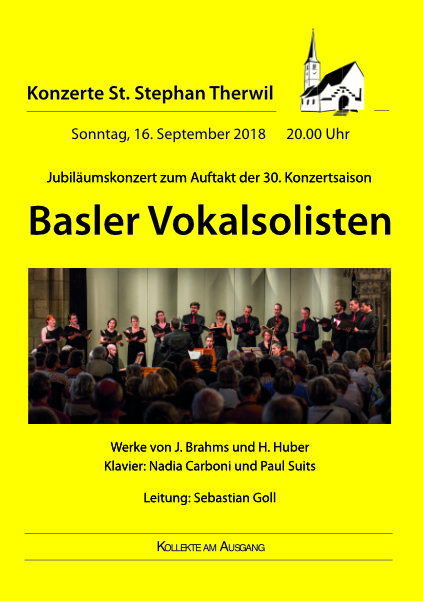Plakat Brahms & Huber Therwil 2018